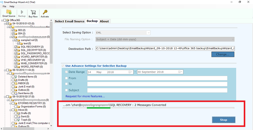 analyse-live-office-365-backup