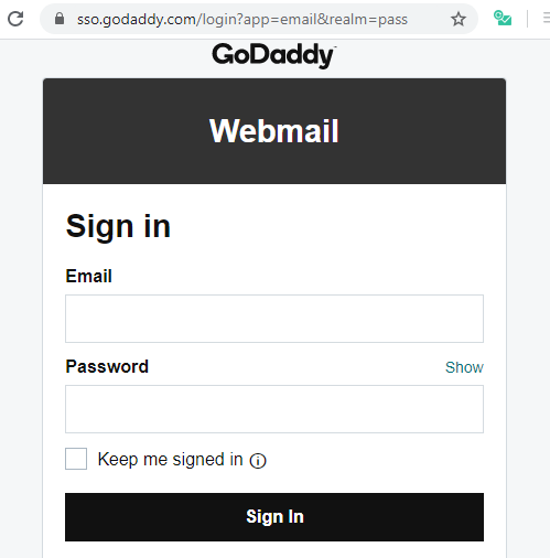 godady-webmail-login