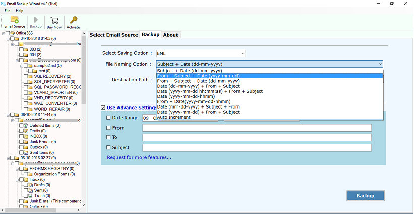 select-file-naming-option