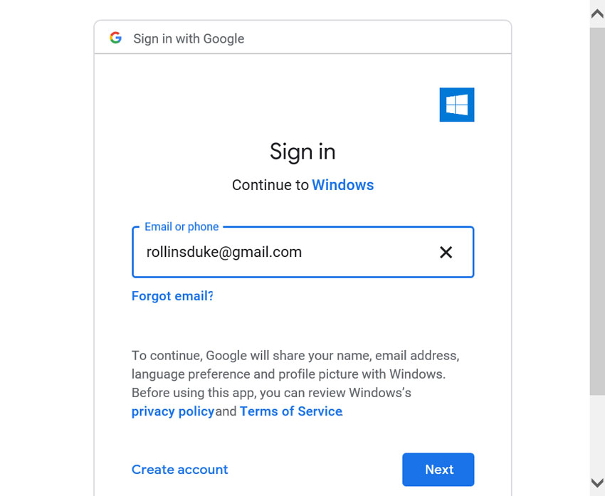 Gmail id address