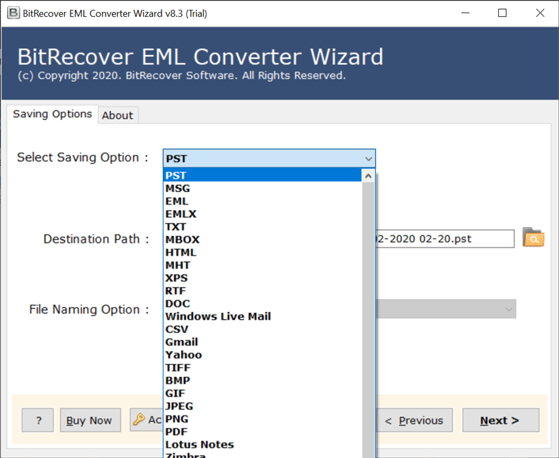 Convert EML to XLSX Spreadsheet